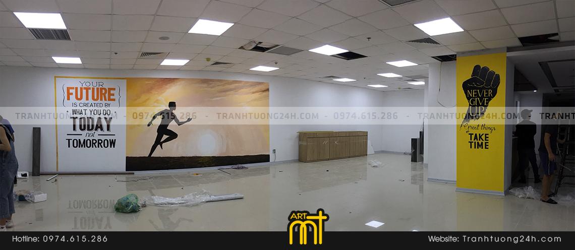 Tranh tường typographic đẹp