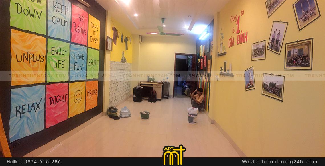 tranh tường văn phòng tatgolf