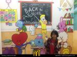 Vẽ tranh tường phòng bé trai và bé gái