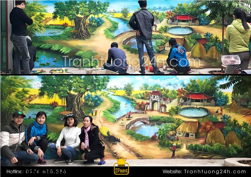 Vẽ Tranh cảnh phong cảnh đồng quê