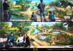Vẽ Tranh 3D cảnh đồng quê, Tranh Tường 24h