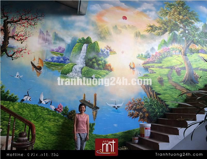 Vẽ Tranh Tường 672 Quang Trung - Hà Đông