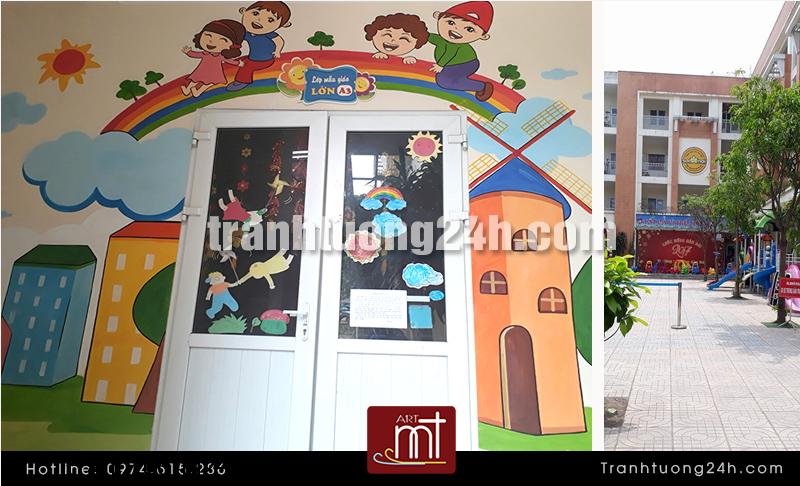 Vẽ Tranh Tường Mầm Non Sao Mai, Hồ Đắc Di