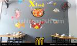 Vẽ tranh tường cho nhà hàng X-Food
