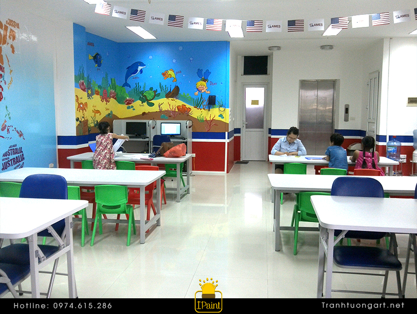 cảnh đại dương trong trung tâm AMES (tranhtuong24h.com)