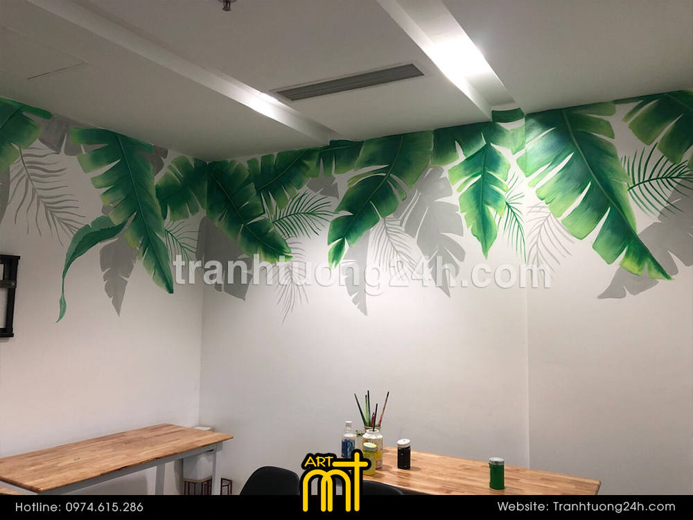 Vẽ Tranh tường quán cafe
