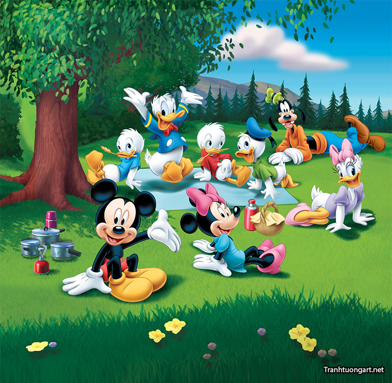 chú vịt donald - 03 (tranhtuong24h.com)
