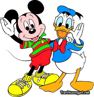 chú vịt donald - 07 (tranhtuong24h.com)
