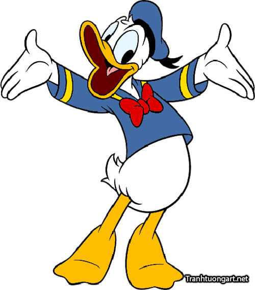 chú vịt donald - 08 (tranhtuong24h.com)