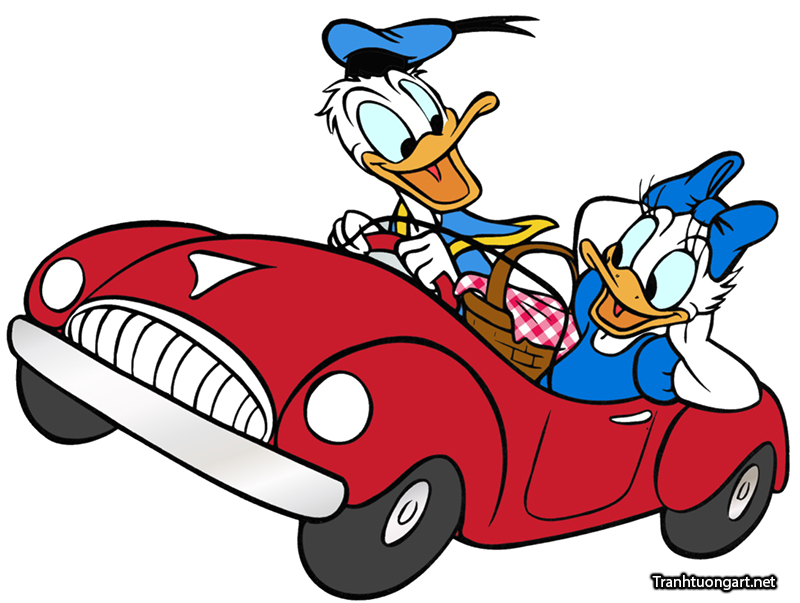 chú vịt donald - 05 (tranhtuong24h.com)