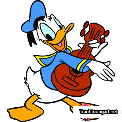 chú vịt donald - 06 (tranhtuong24h.com)