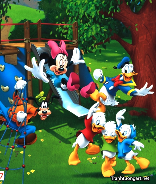 chú vịt donald - 15 (tranhtuong24h.com)