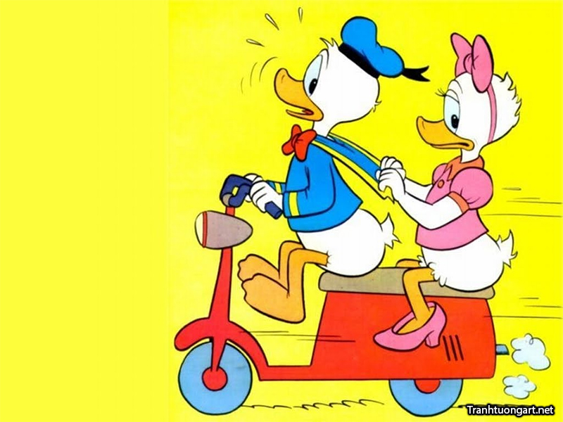 chú vịt donald - 10 (tranhtuong24h.com)