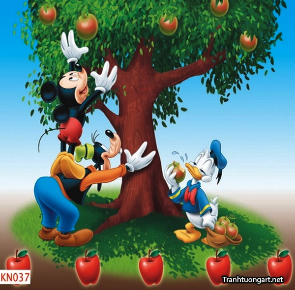 chú vịt donald - 16 (tranhtuong24h.com)