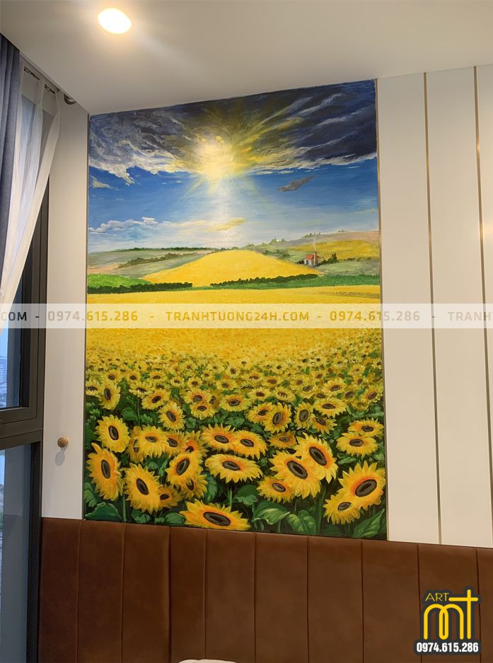 Vẽ tranh tường phòng ngủ