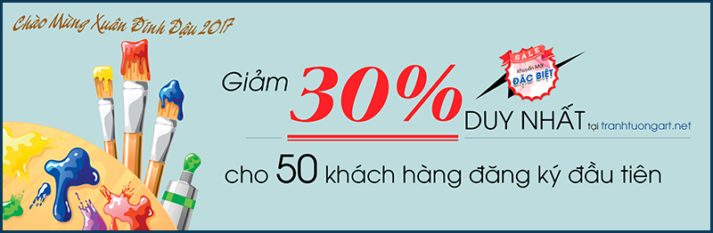 khuyến mãi vẽ tranh tường