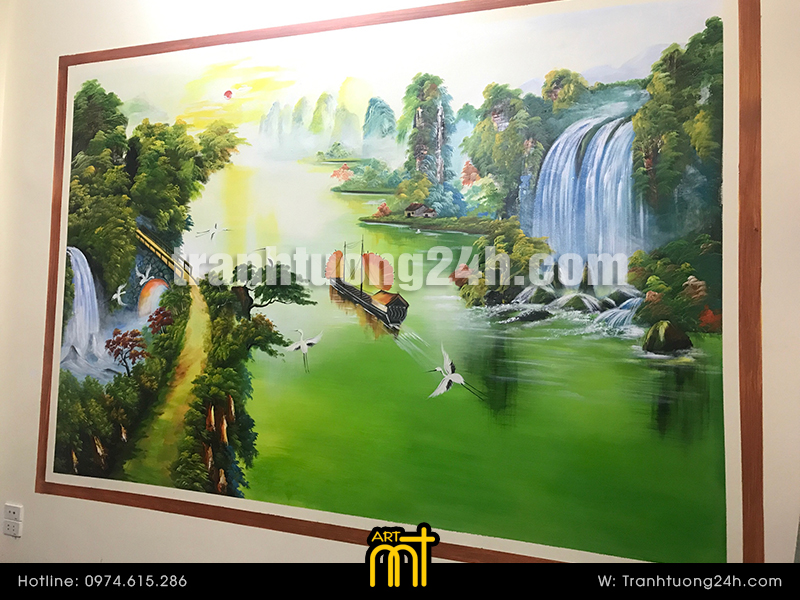 ve tranh tuong son thuy