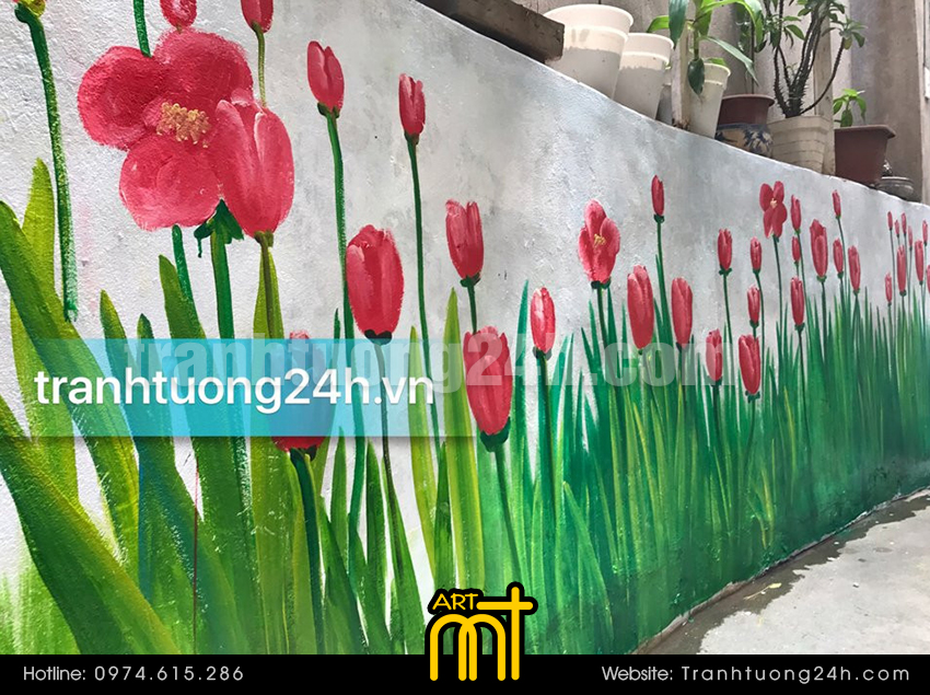 vẽ tranh hoa