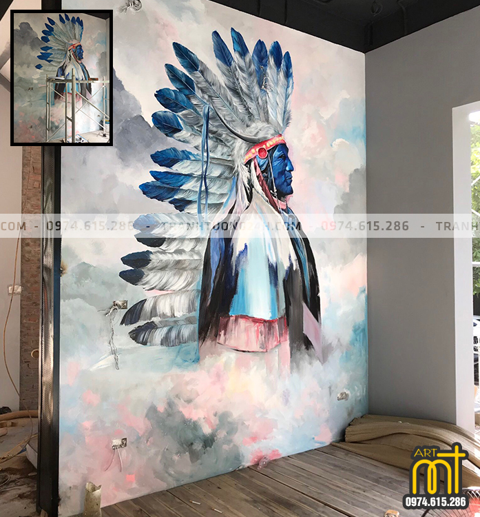 ý tưởng vẽ tranh tường  quán bia 