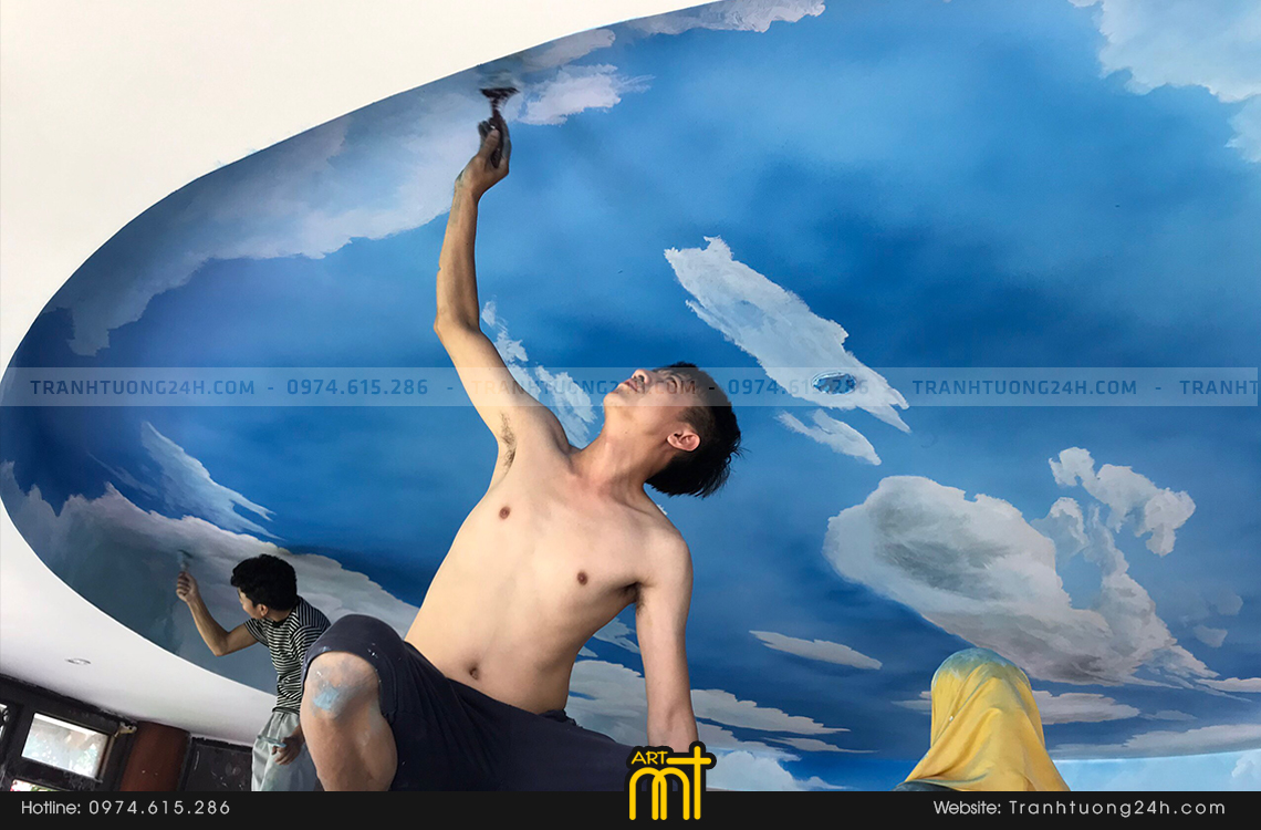 trần mây 3d