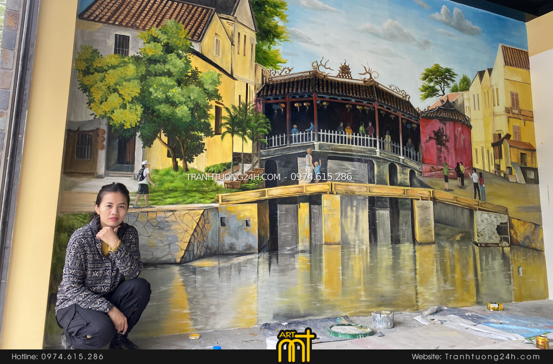 vẽ tranh phong cảnh thiên nhiên3