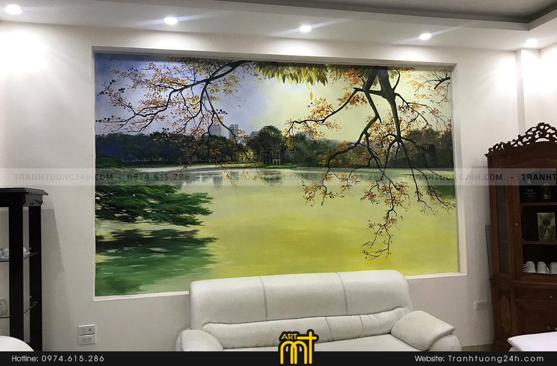 tranh hồ gươm hà nội 