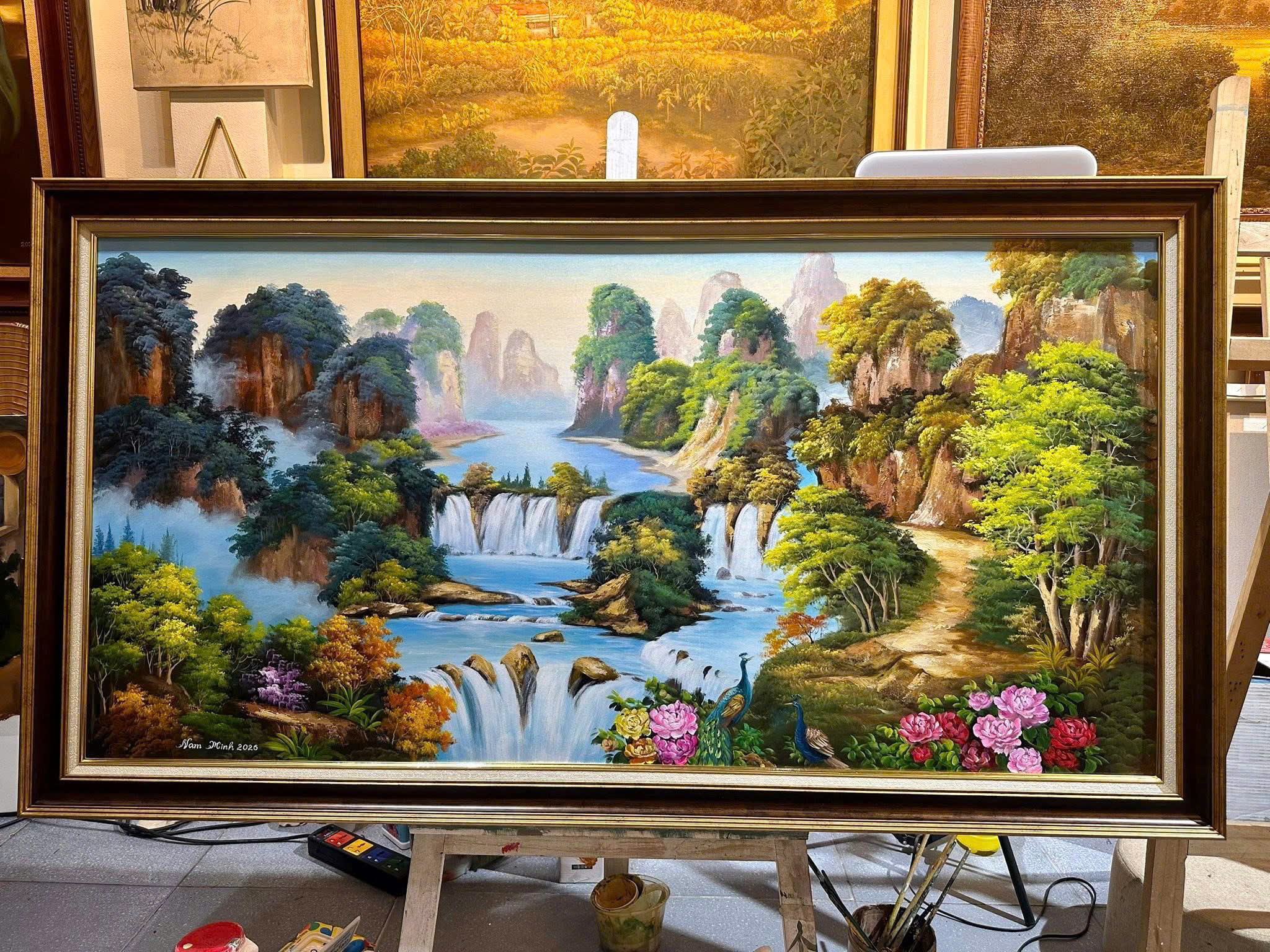 tranh phong cảnh sơn thủy hữu tình